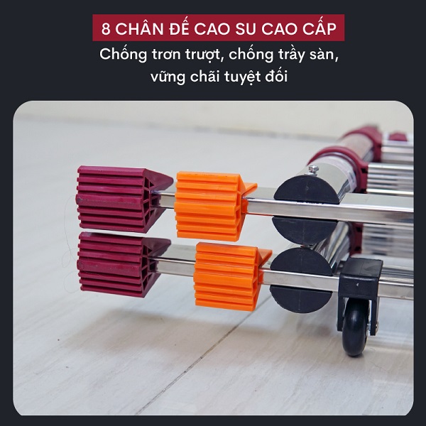 Thang INOX rút gọn (chữ A) FUJIHOME TLA08IR