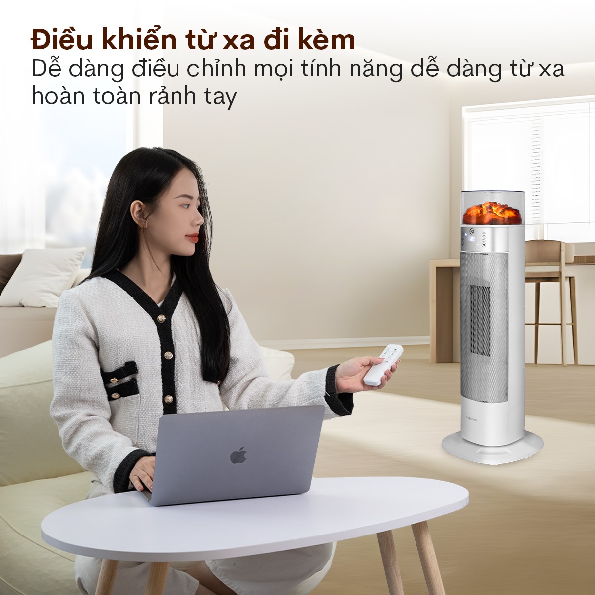 Quạt sưởi gốm Fujihome FH3100E