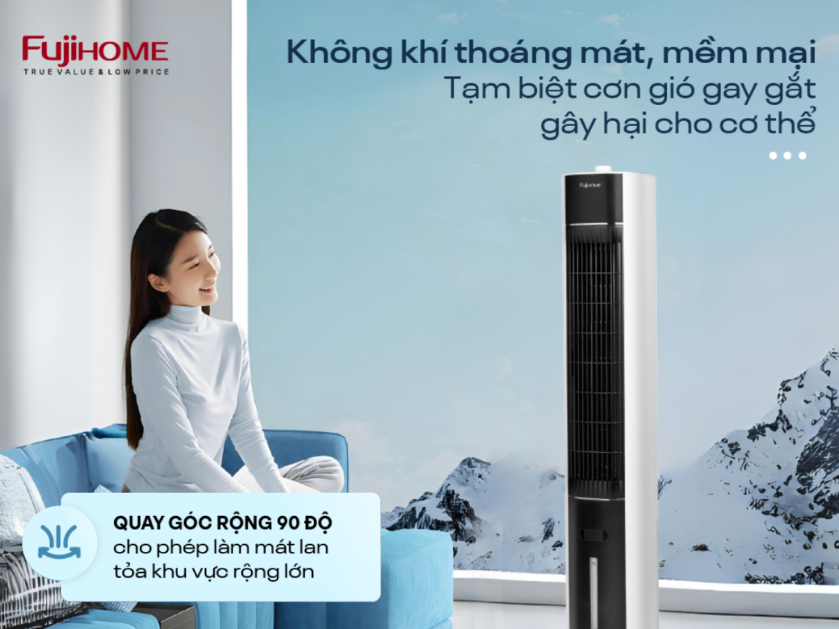 18lm-03 Quạt tháp hơi nước Fujihome AC-18LM