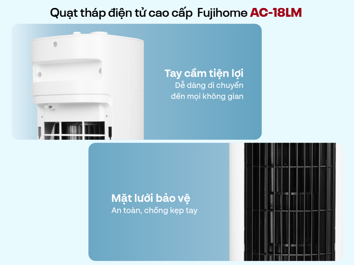 18lm-08 Quạt tháp hơi nước Fujihome AC-18LM