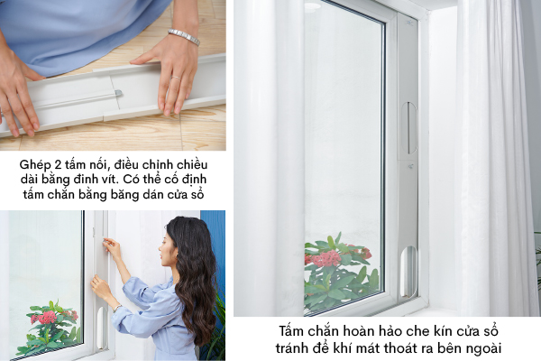 2-1-5 Lắp ráp phụ kiện điều hòa di động