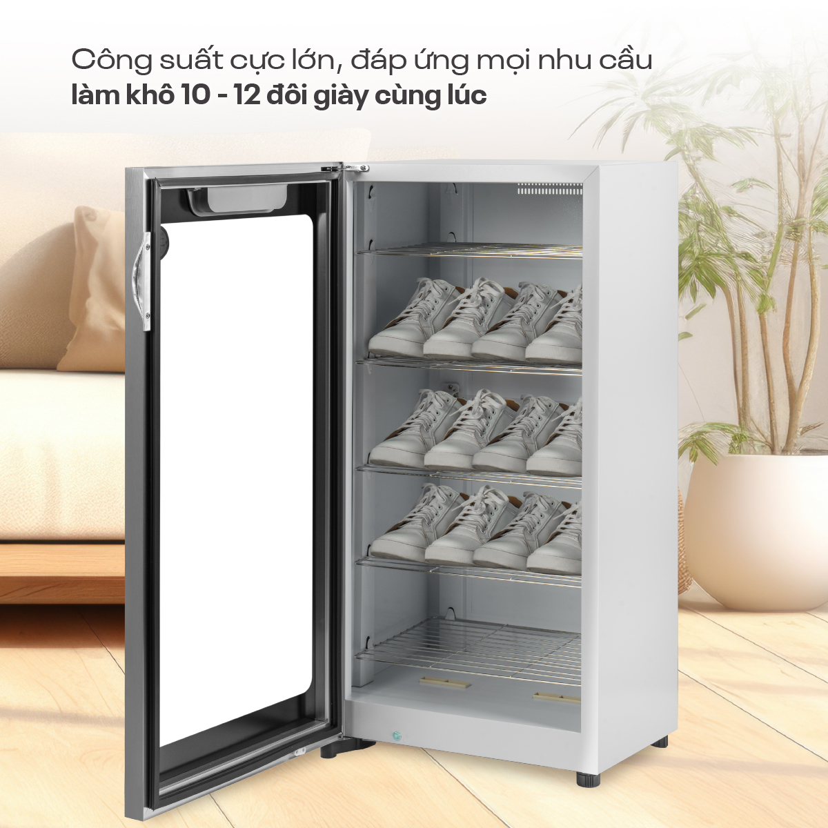 Tủ sấy giày dép khử khuẩn Fujihome SD128
