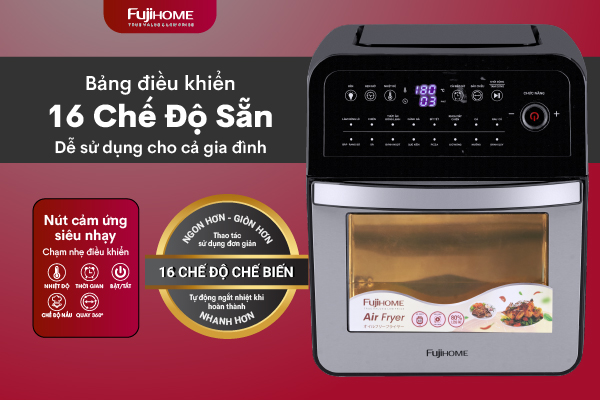 Nồi chiên không dầu Fujihome A12D