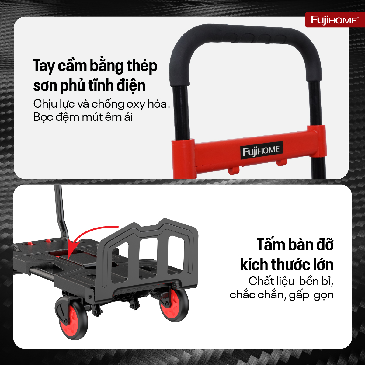 3-63 Xe đẩy đa năng 2 in 1 Fujihome FTM-150