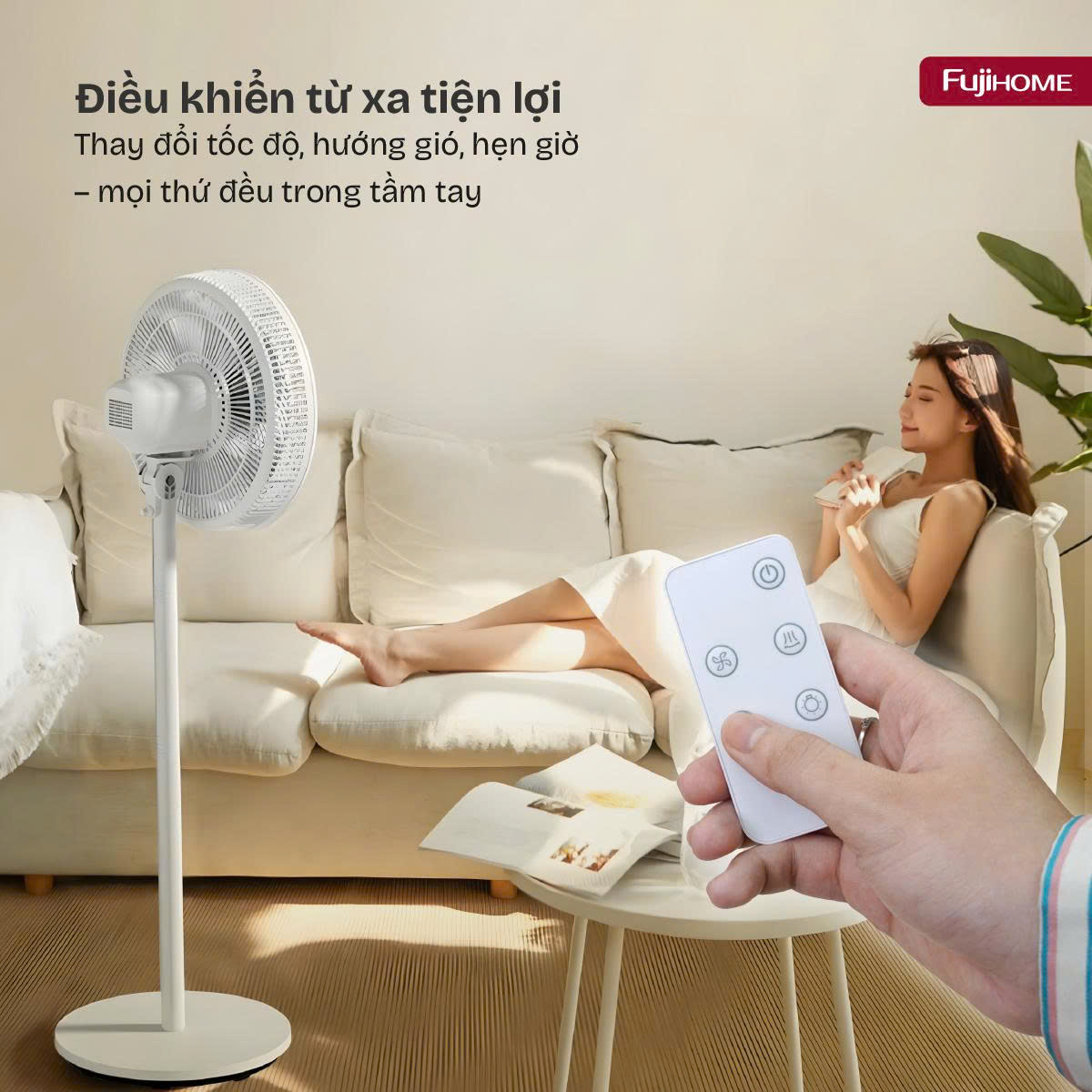 3001 Quạt điện, quạt cây Fujihome SF3001