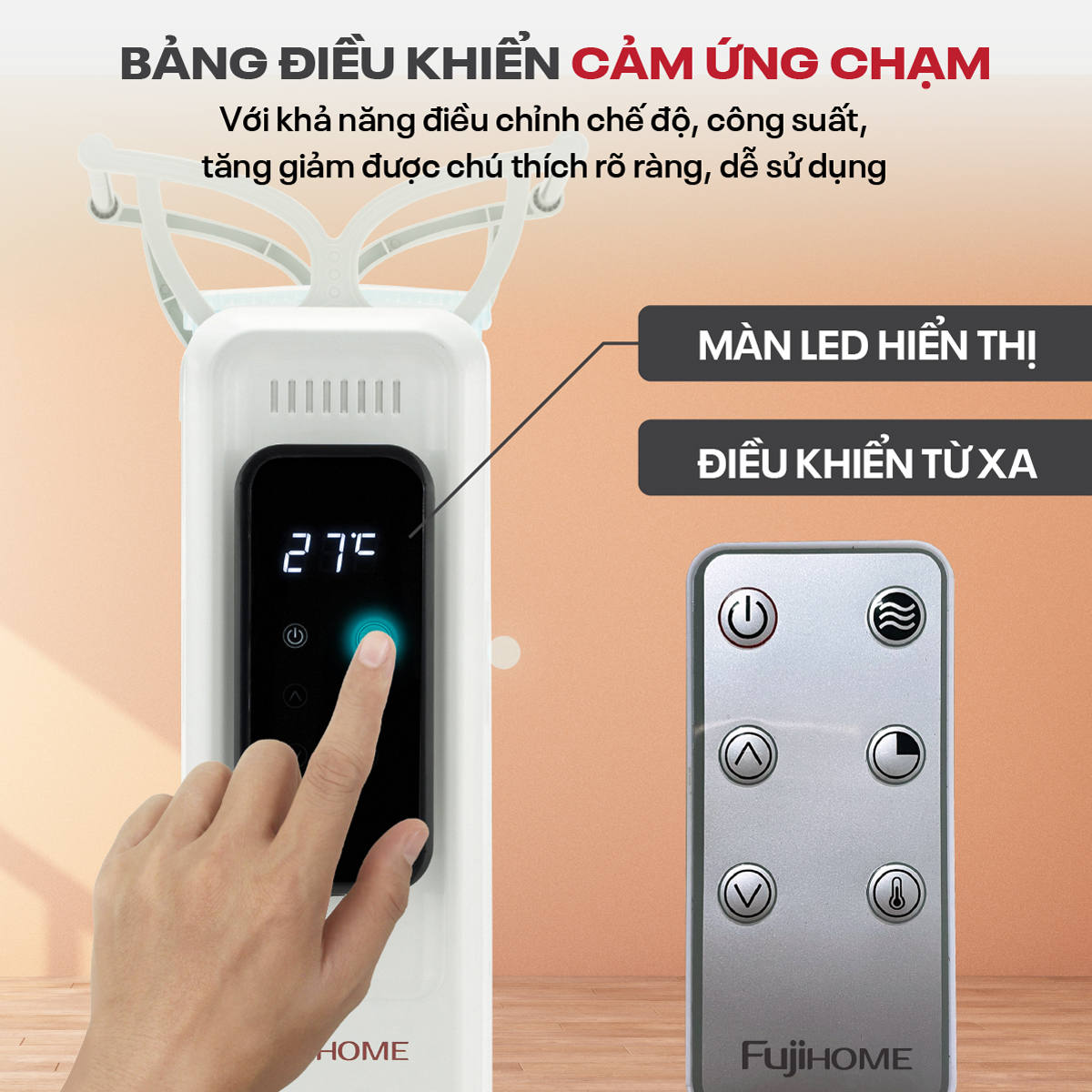 4-24 Máy sưởi dầu Fujihome OH8615