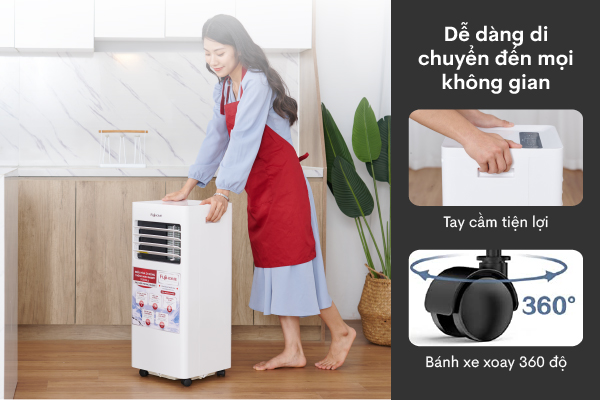 4-31 Máy điều hòa di động thông mình Fujihome PAC07