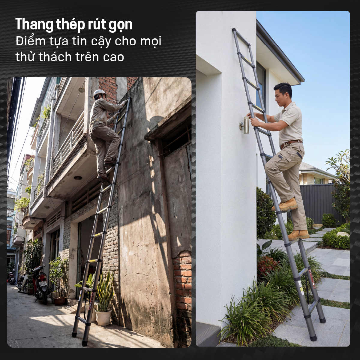 Thang rút đơn thép carbon Fujihome STL43