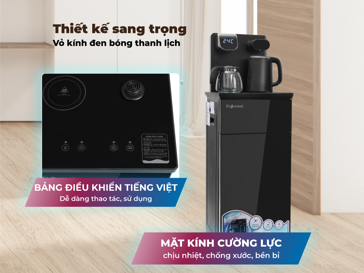 cây nước nóng lạnh bàn trà Fujihome TB110E-H
