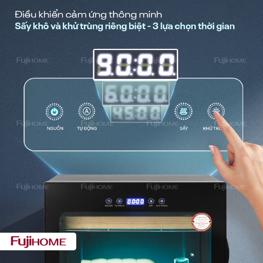 5-40 Tủ sấy chén bát tiệt trung Fujihome DD128