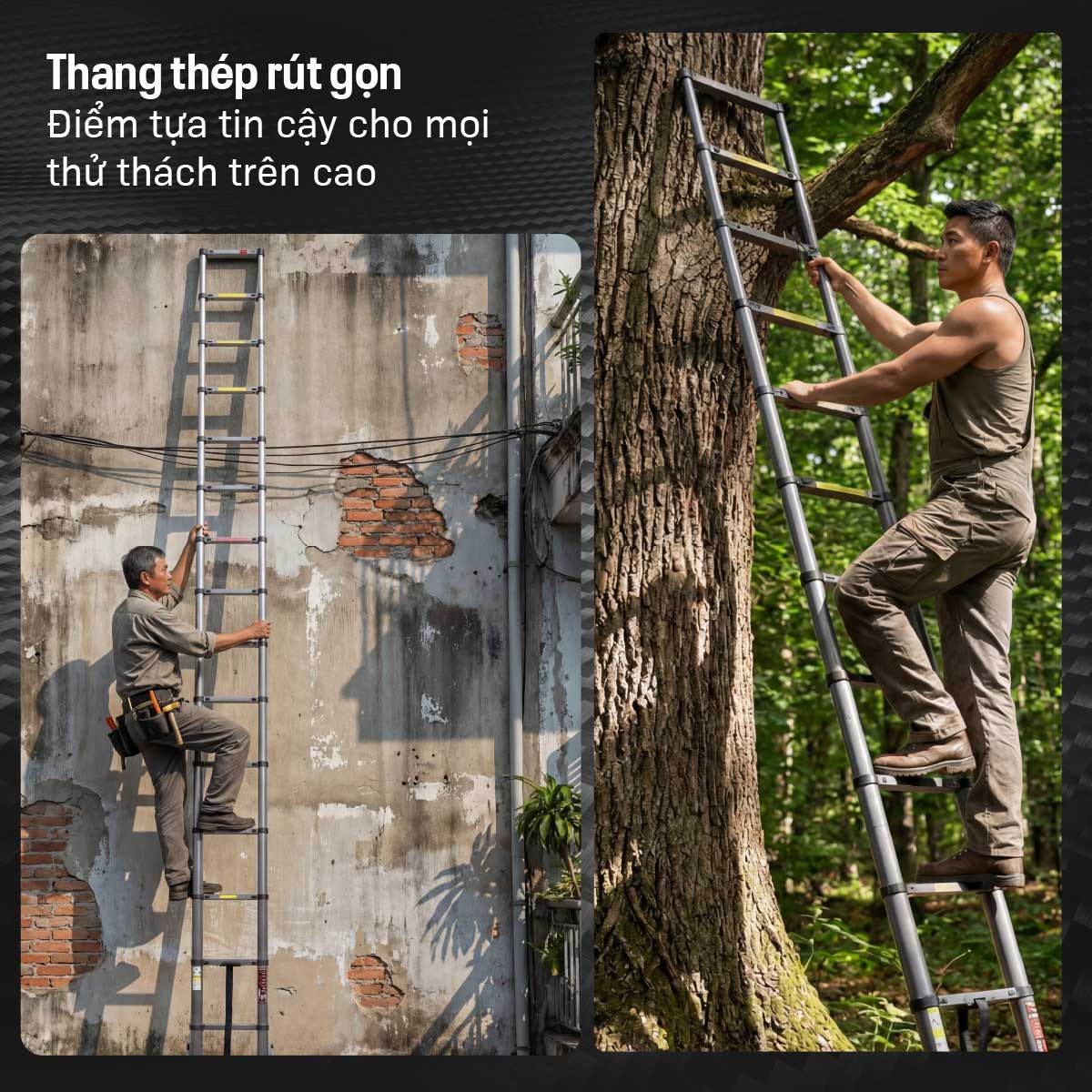 59-2 Thang rút đơn thép carbon Fujihome STL59