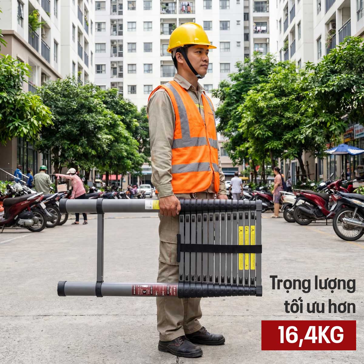 59-7 Thang rút đơn thép carbon Fujihome STL59