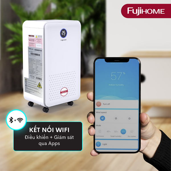 máy hút ẩm Fujihome DH16W