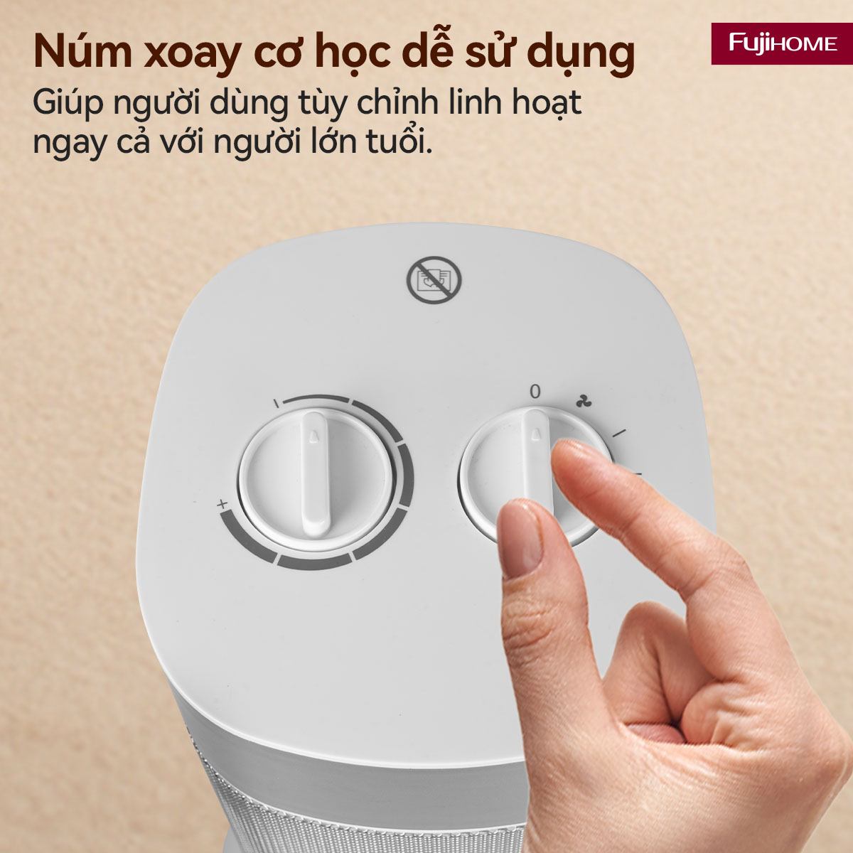 Quạt sưởi gốm Fujihome FH3100M