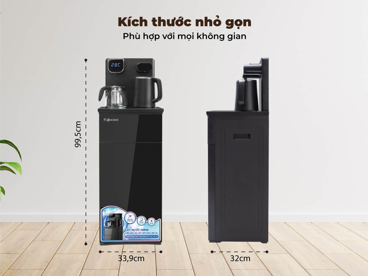 cây nước nóng lạnh bàn trà Fujihome TB110E-H