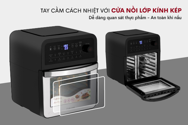Nồi chiên không dầu Fujihome A12D