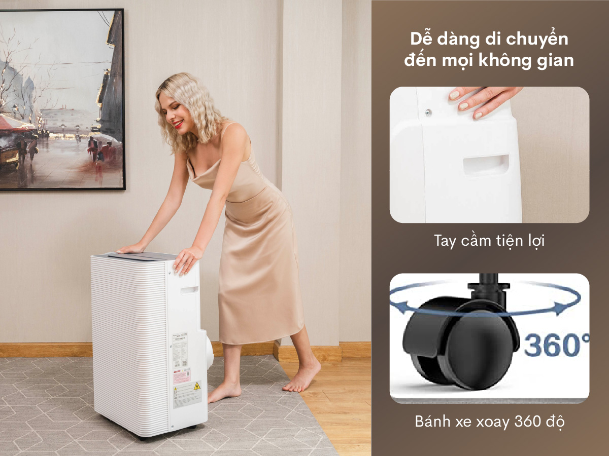 6-30 Máy điều hòa di động thông minh Fujihome PAC14