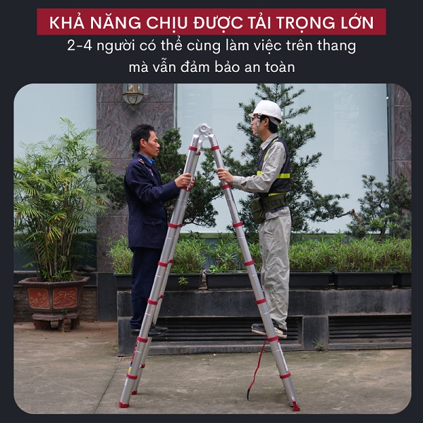 Thang nhôm rút gọn (chữ A) FUJIHOME TLA07R