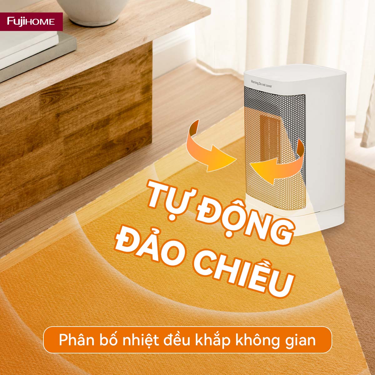 7-15 Quạt sưởi gốm mini Fujihome FH600