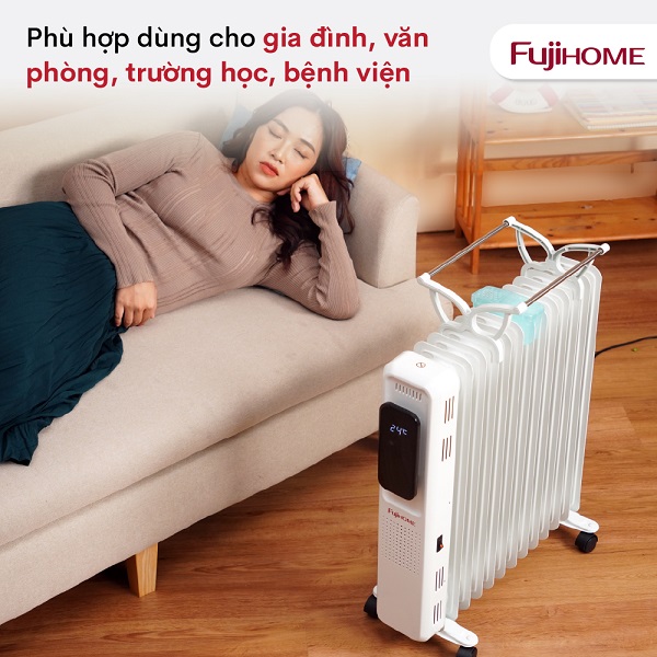 Máy sưởi dầu FUJIHOME OH8613