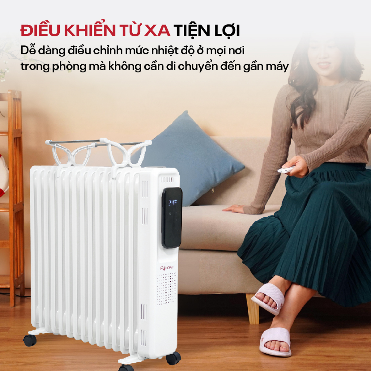 7-26 Máy sưởi dầu Fujihome OH8615