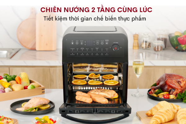 nồi chiên không dầu Fujihome A12D