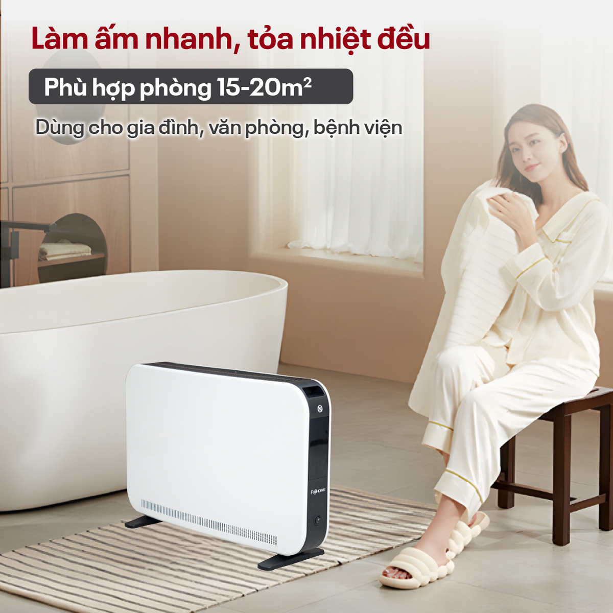 7320-05 Máy sưởi đối lưu Fujihome CH7320