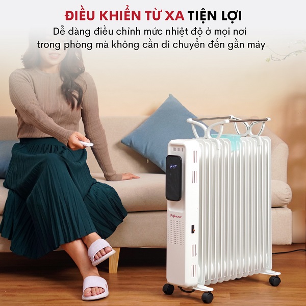 Máy sưởi dầu FUJIHOME OH8613