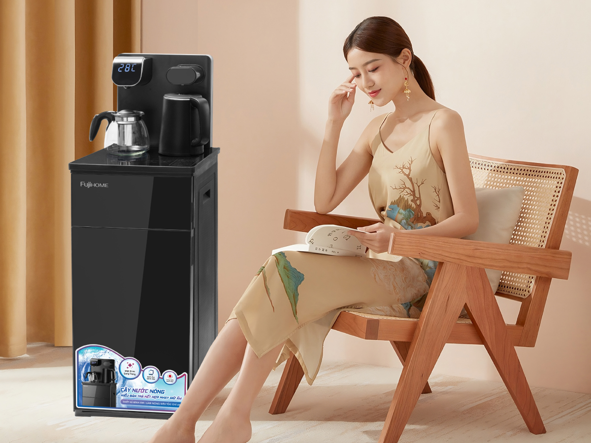 cây nước nóng lạnh bàn trà Fujihome TB110E-H
