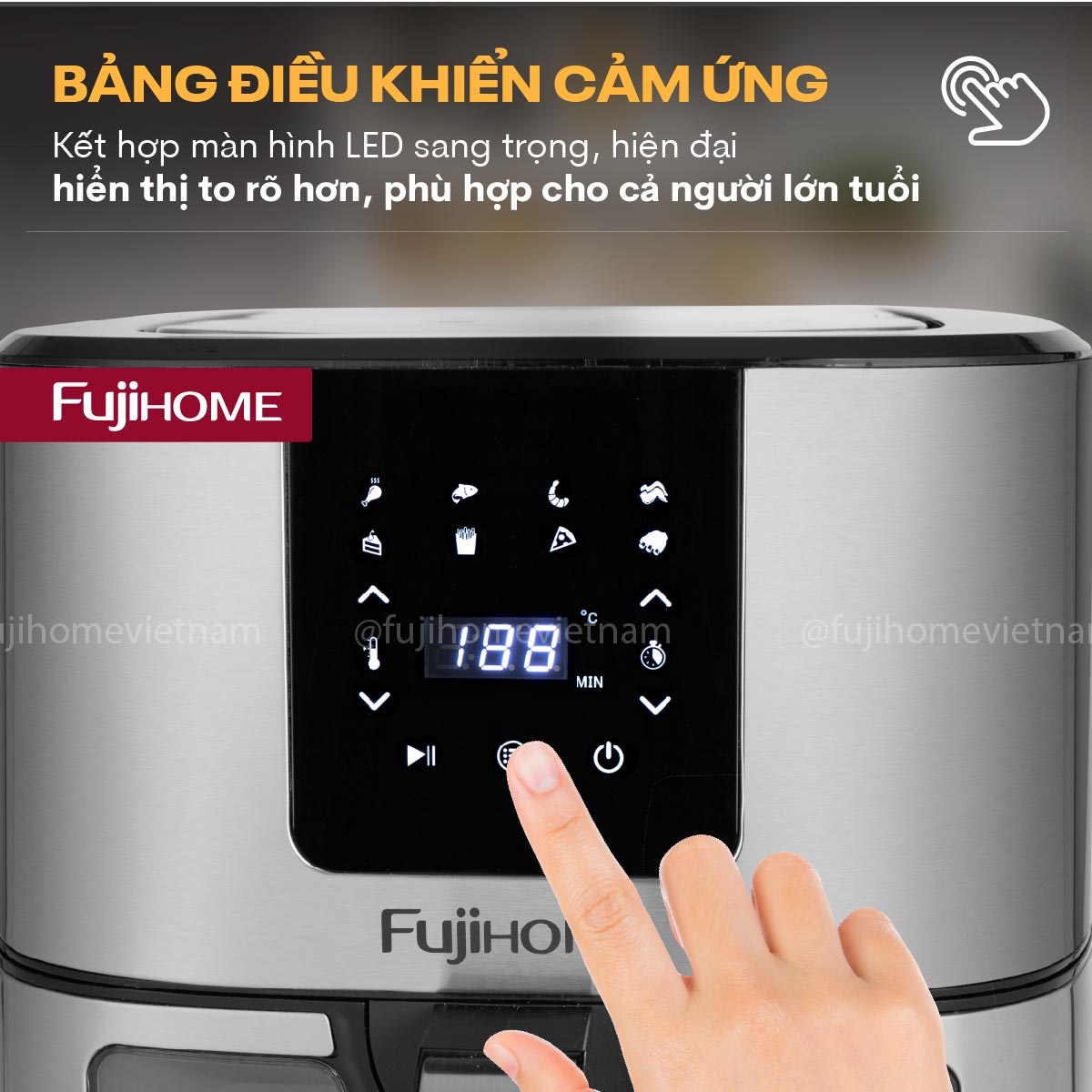 Nồi chiên không dầu Fujihome A10DG 10Lít