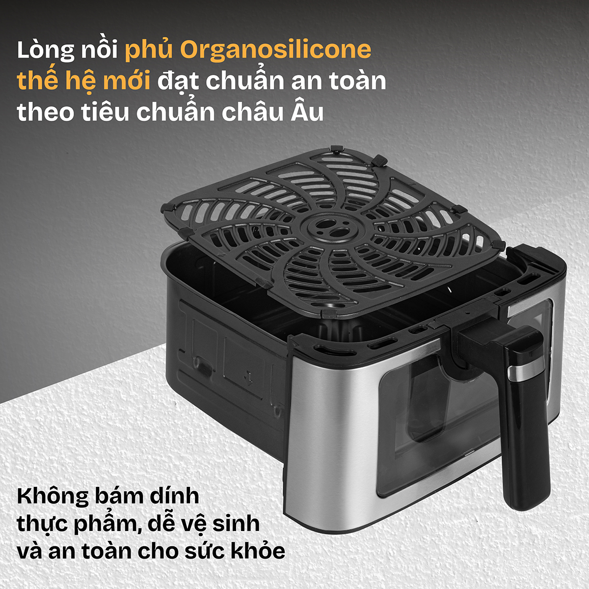 Nồi chiên không dầu Fujihome DUALHEAT A7DH công nghệ gia nhiệt kép