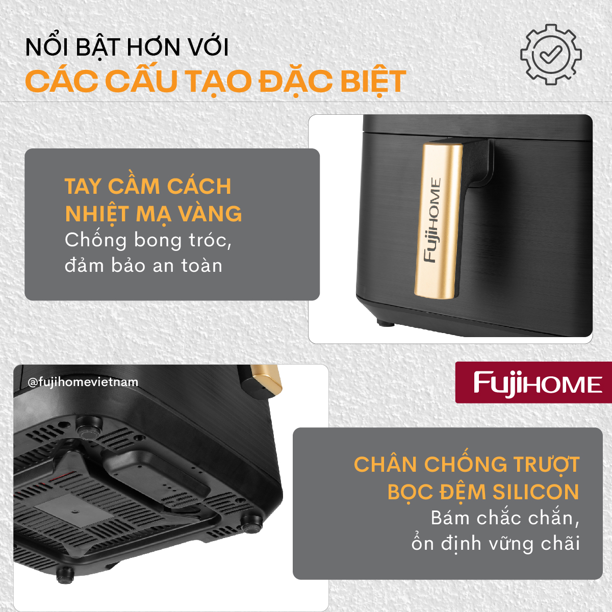 a8dg2-03 Nồi chiên không dầu Fujihome A8DG2 8Lít