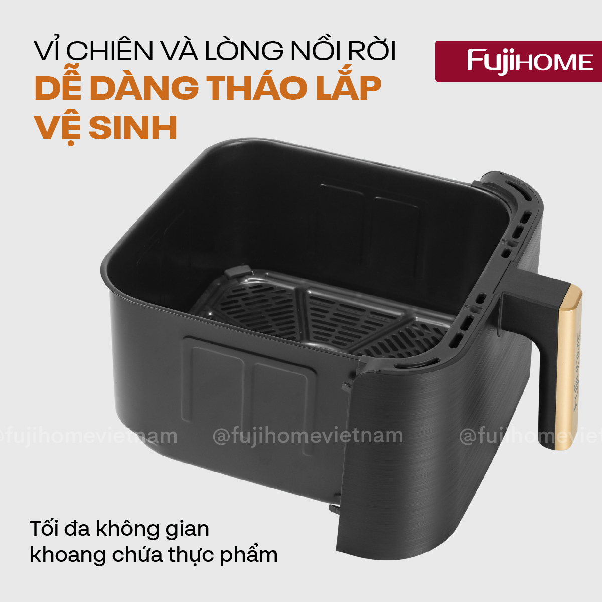 a8dg2-12 Nồi chiên không dầu Fujihome A8DG2 8Lít
