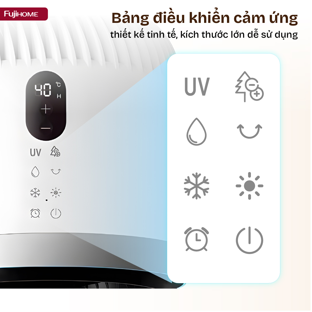 Quạt điều hòa bốn mùa đa năng Fujihome AC707