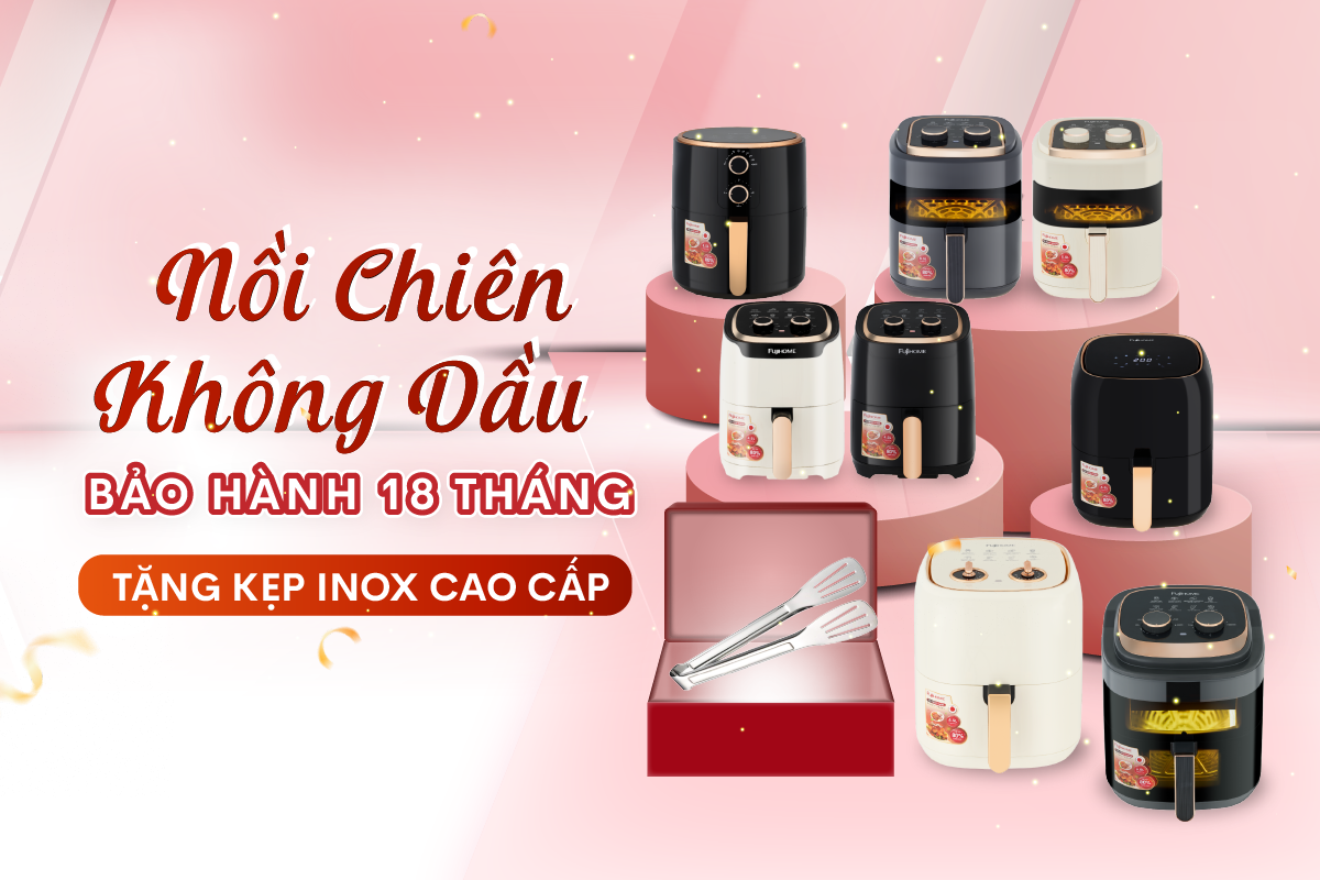 Nồi chiên không dầu Fujihome A5GW 5.5Lít