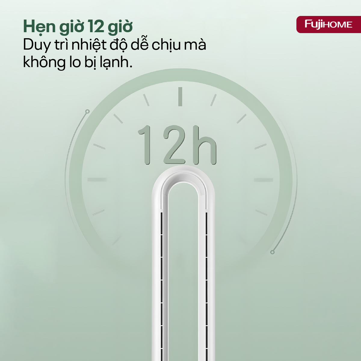 Quạt không cánh tích hợp lọc không khí Fujihome BF308DC