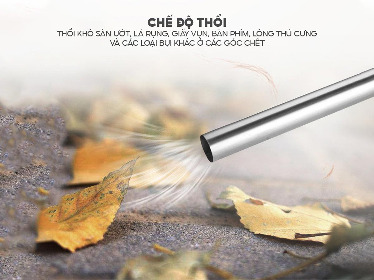 che-do-thoi-2 Máy hút bụi khô và ướt Fujihome VC12