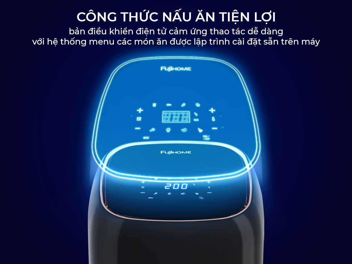 congthucnauantienloi-3 Nồi chiên không dầu Fujihome A6DB 6,5Lít