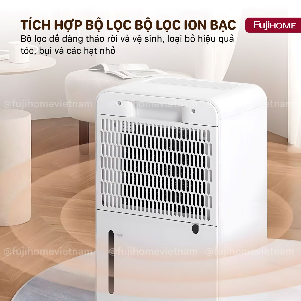 máy hút ẩm dân dạng Fujihome DH10