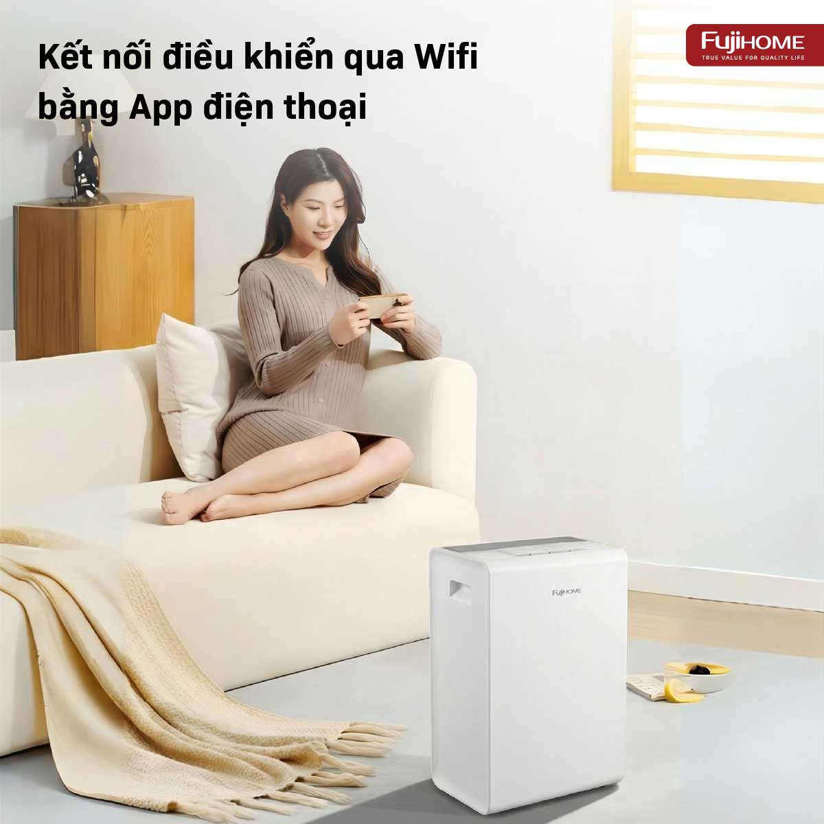 dh14whepa-9 Máy hút ẩm dân dụng Fujihome DH14W-HEPA