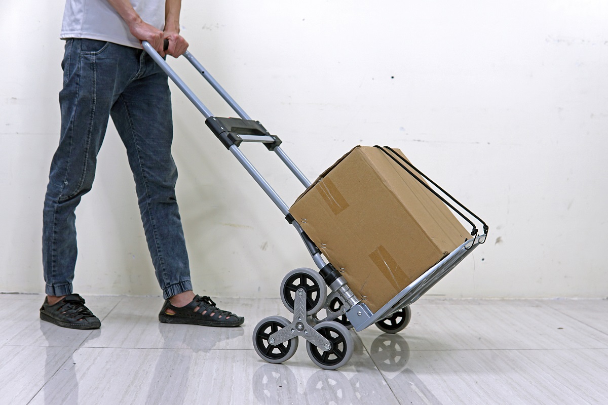 Xe kéo đẩy leo cầu thang 6 bánh rút gọn FUJIHOME CC-6120