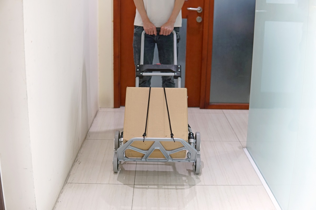 Xe kéo đẩy leo cầu thang 6 bánh rút gọn FUJIHOME CC-6120