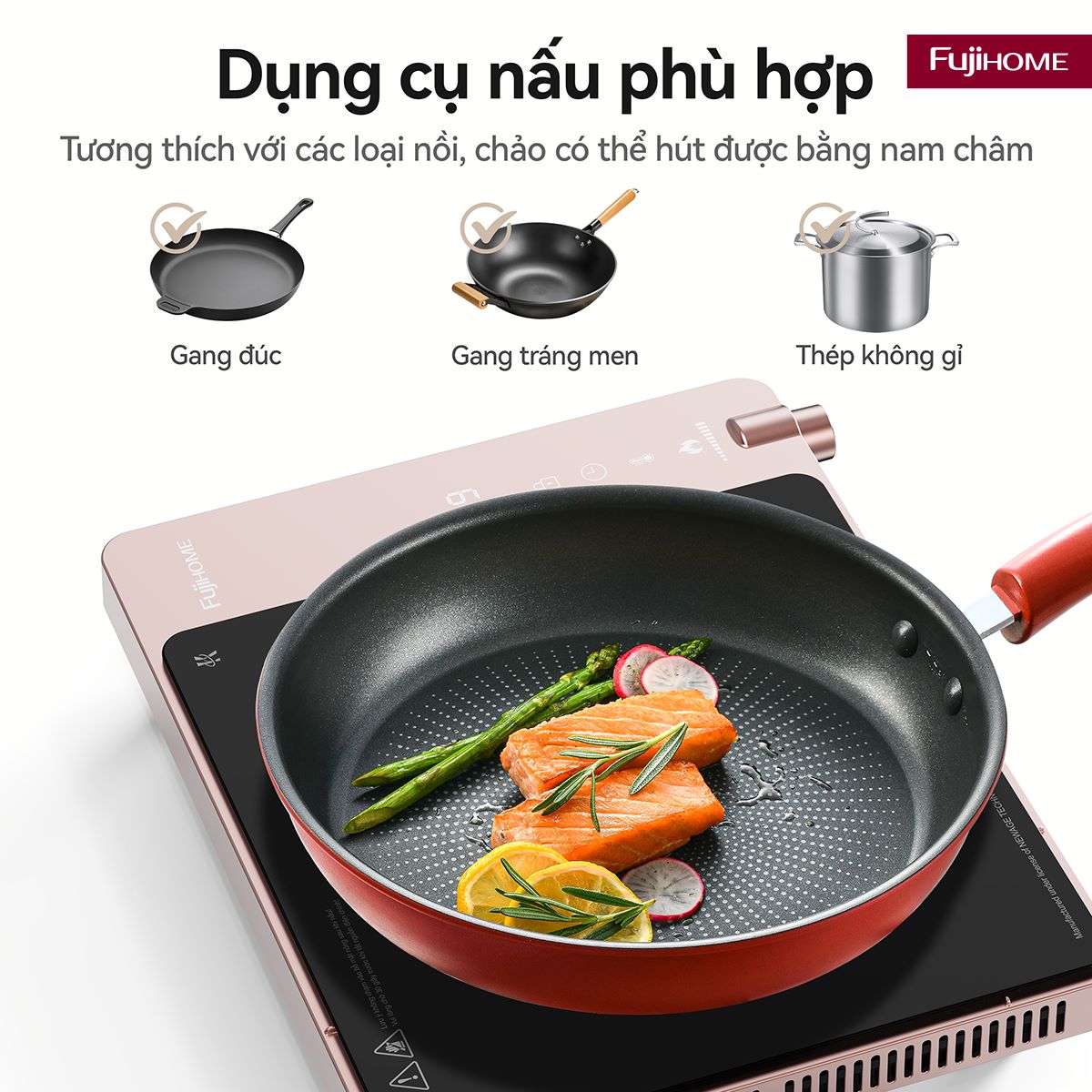 Bếp Từ Đơn Fujihome IC1207P