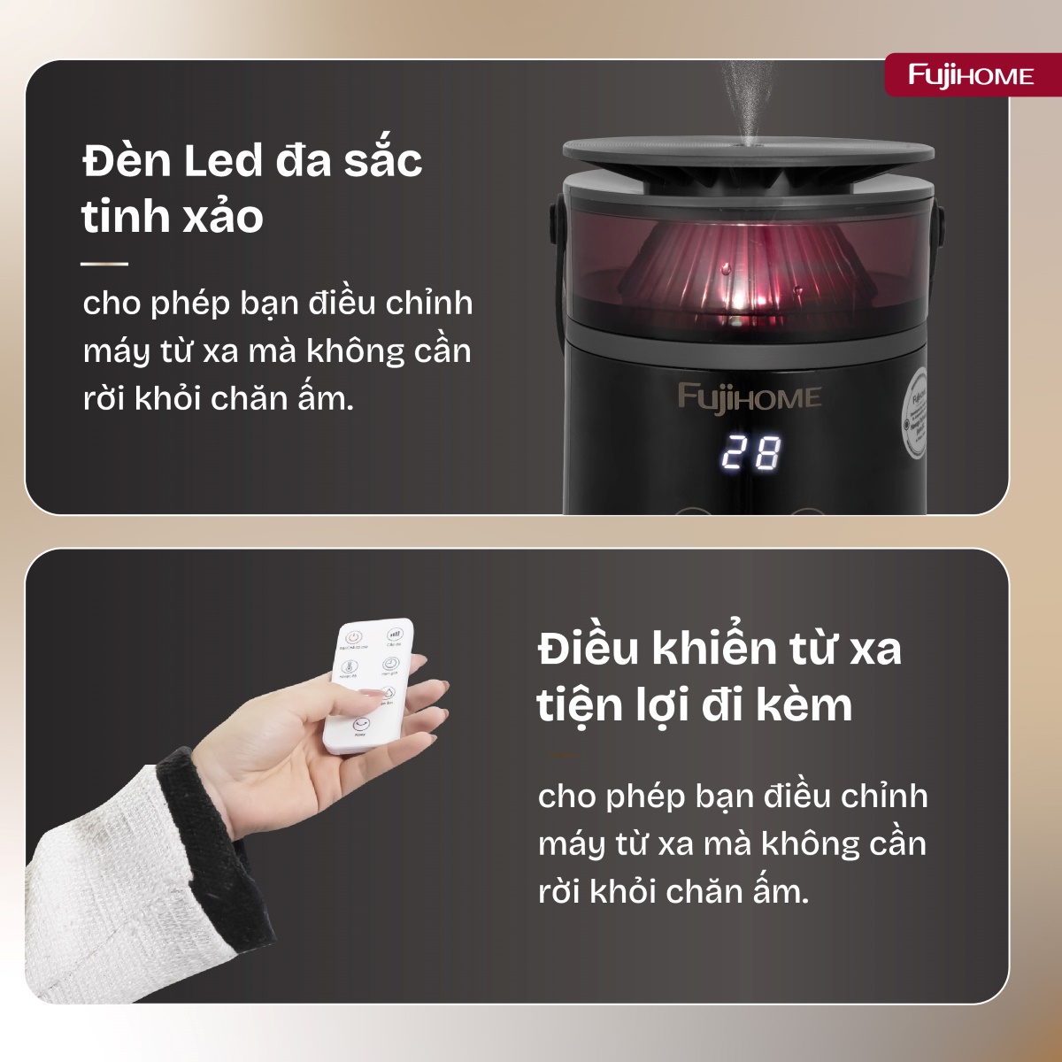 Quạt sưởi gốm Fujihome FH3303B