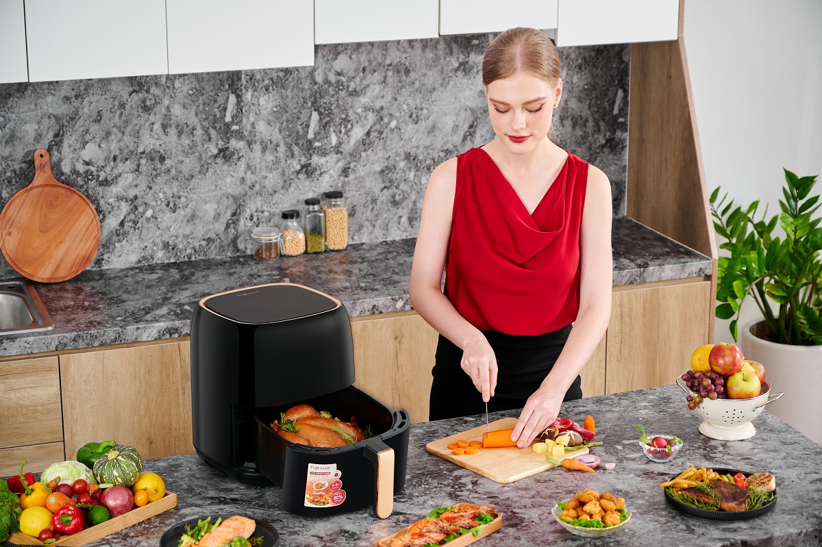 fujihome6619 Nồi chiên không dầu Fujihome A6DB 6,5Lít