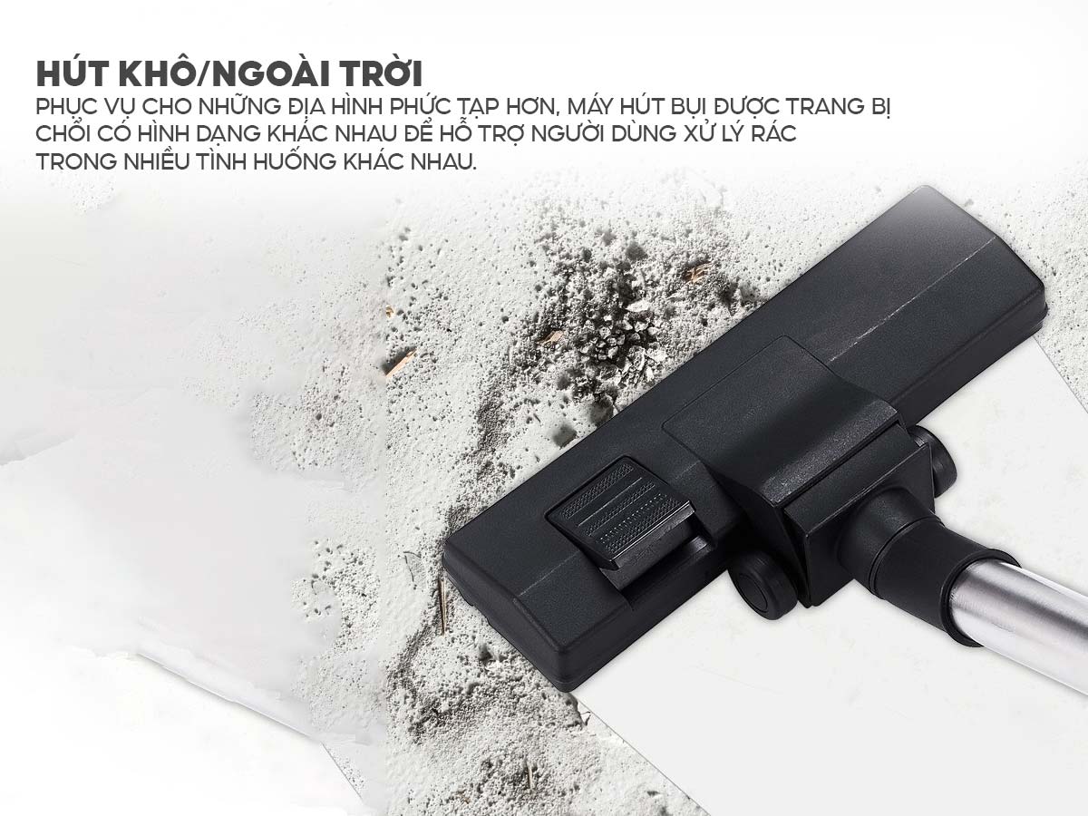 hut-kho-ngoai-troi-2 Máy hút bụi khô và ướt Fujihome VC12