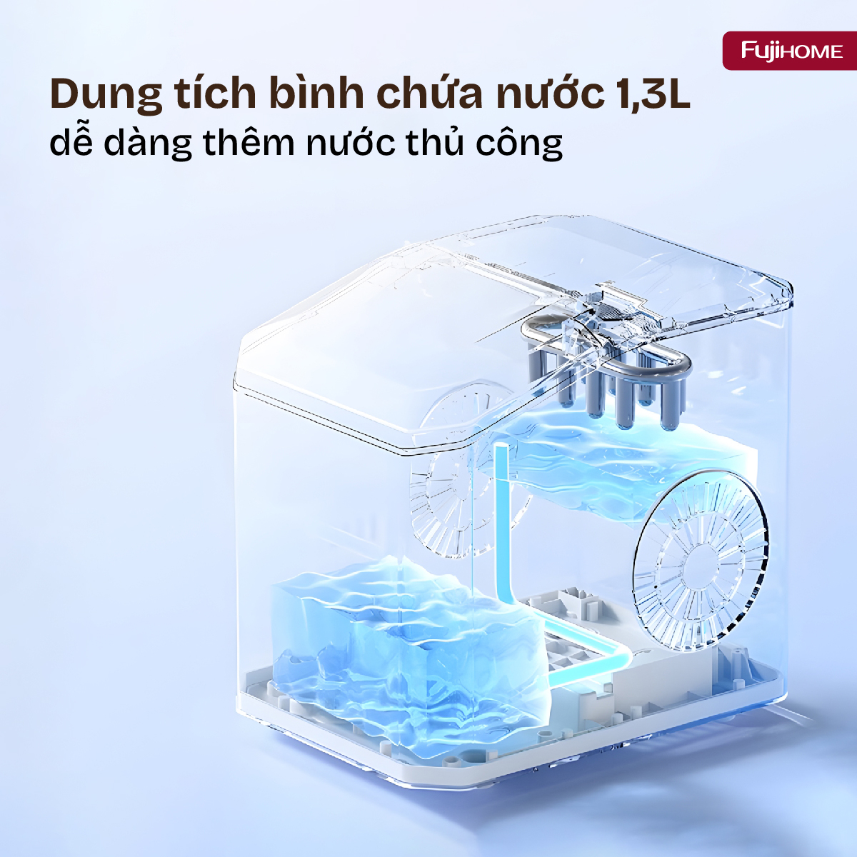 im1218-09 Máy làm đá viên mini Fujihome IM1218
