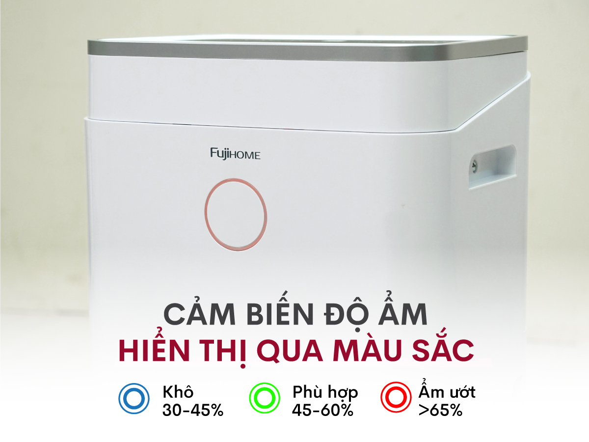 máy hút ẩm Fujihome DH20W