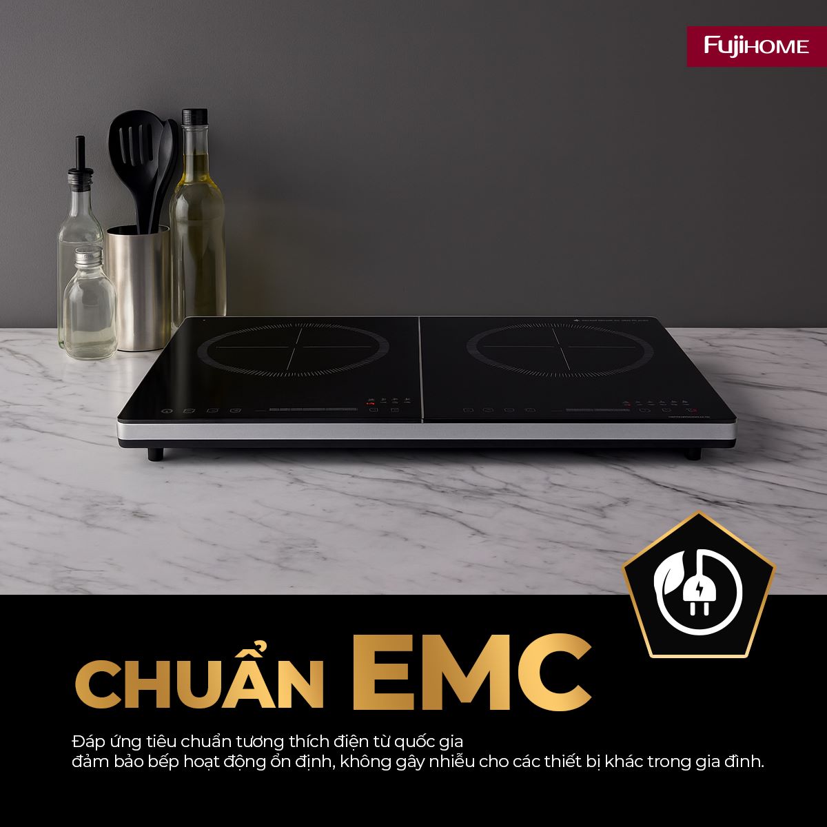 Bếp từ đôi Fujihome IC2123