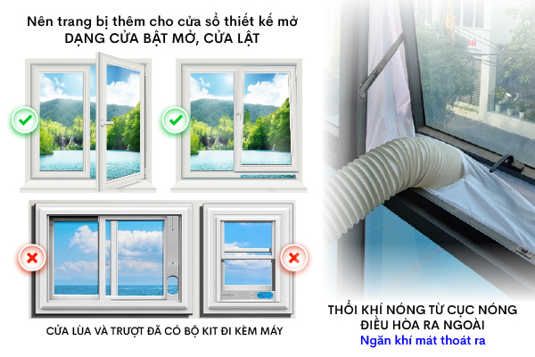 pkcs21-1 Phụ kiện điều hòa di động